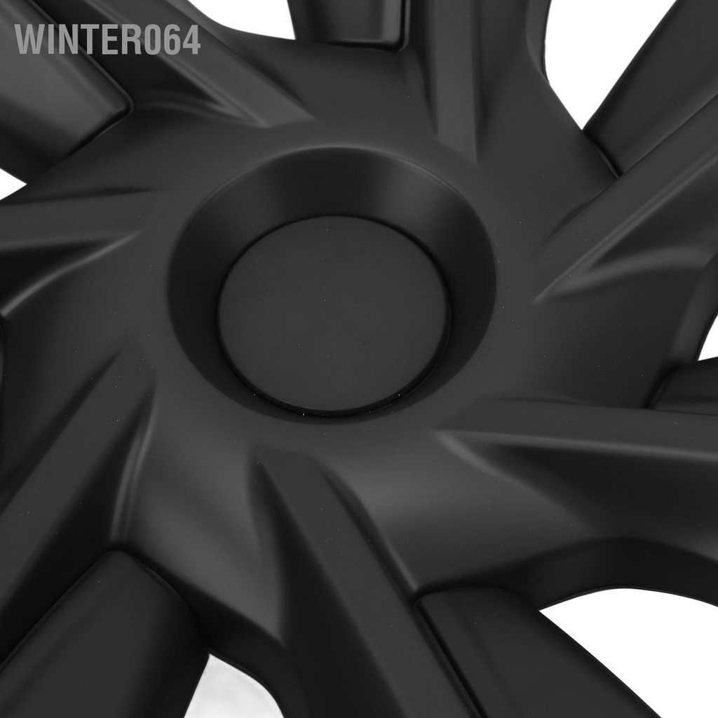 Winter064 Thay thế thiết kế kết cấu có độ bền cao màu đen mờ 4 bánh xe cho Tesla Model Y 2020‑2023
