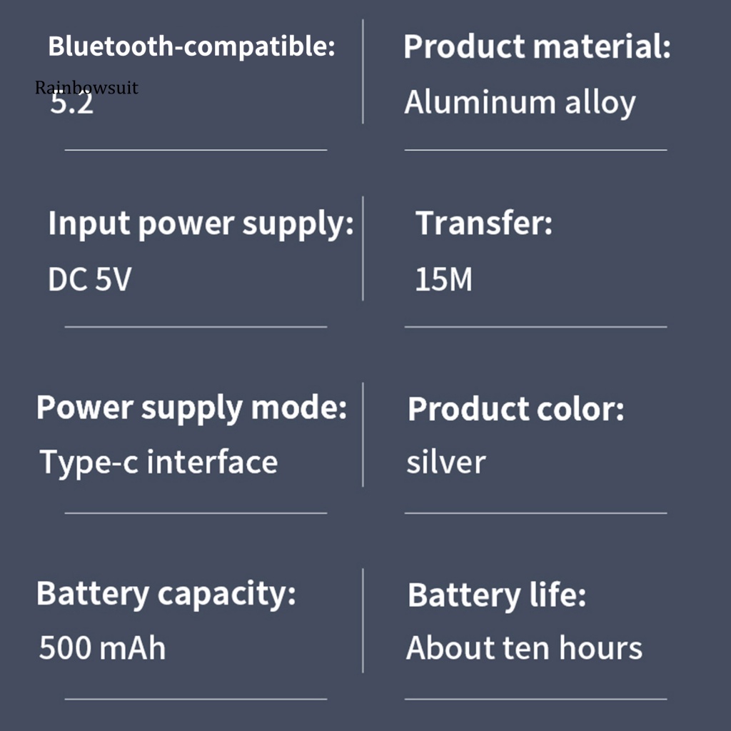 Thiết Bị Nhận Tín Hiệu Âm Thanh Bluetooth HiFi APTX-HD-compatible5.2 AUX Cho Điện Thoại Thông Minh