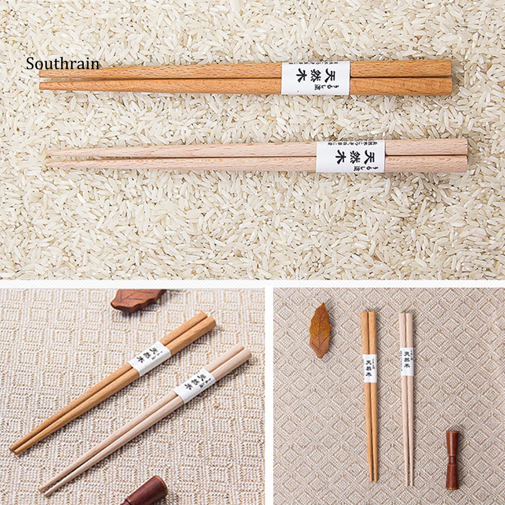 1 Cặp Đũa Gỗ Chống Trượt Phong Cách Nhật Bản