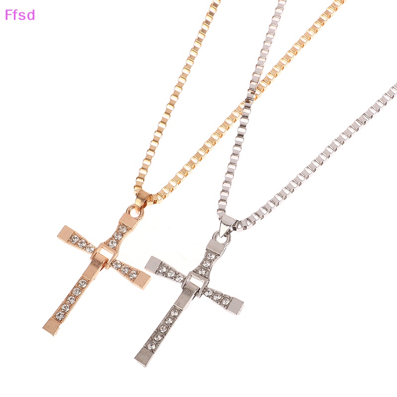 {Ffsd} Vòng cổ Mặt Thánh Giá Đính Pha Lê Dành Cho Nam