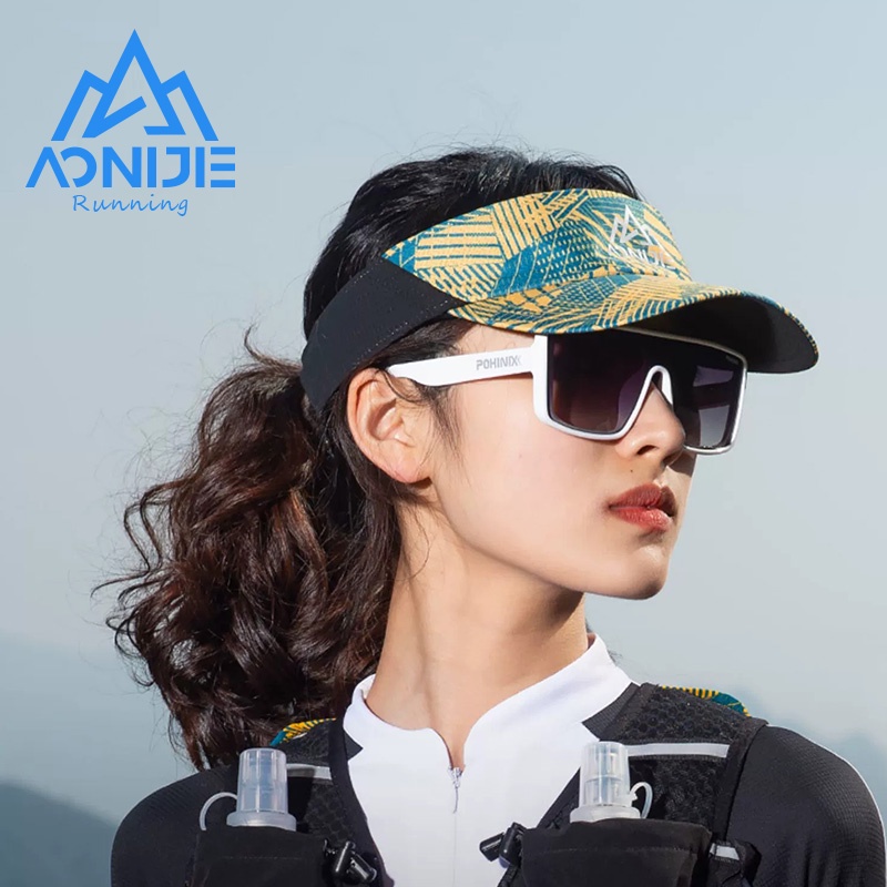 Mũ lưỡi trai hở chóp AONIJIE e4611 chất liệu cao su thời trang mùa hè thể thao chạy bộ cho nam và nữ