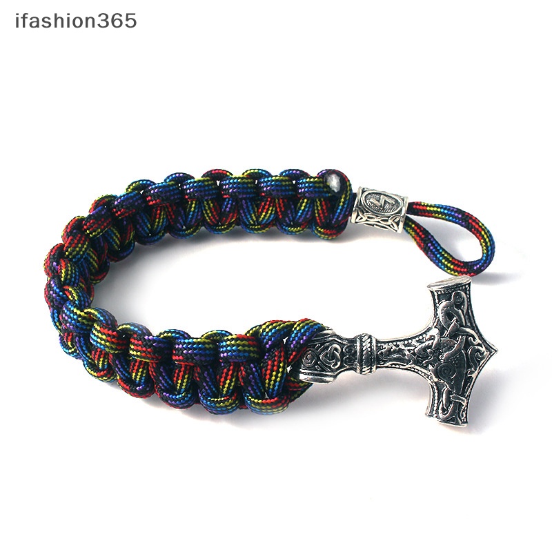 Vòng Tay Chuỗi Hạt Phong Cách Viking Thời Trang Cho Nam ifashion365