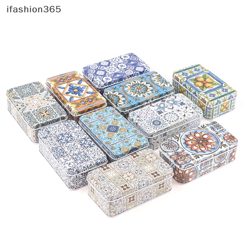 Hộp Thiếc Đựng Trang Sức Hình Chữ Nhật 11.5 * 6.5 * 4Cm