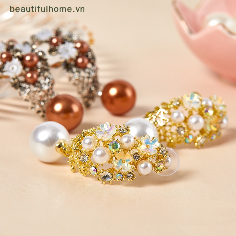 1 Đôi Bông Tai Ngọc Trai Thời Trang Thanh Lịch Dành Cho Nữ