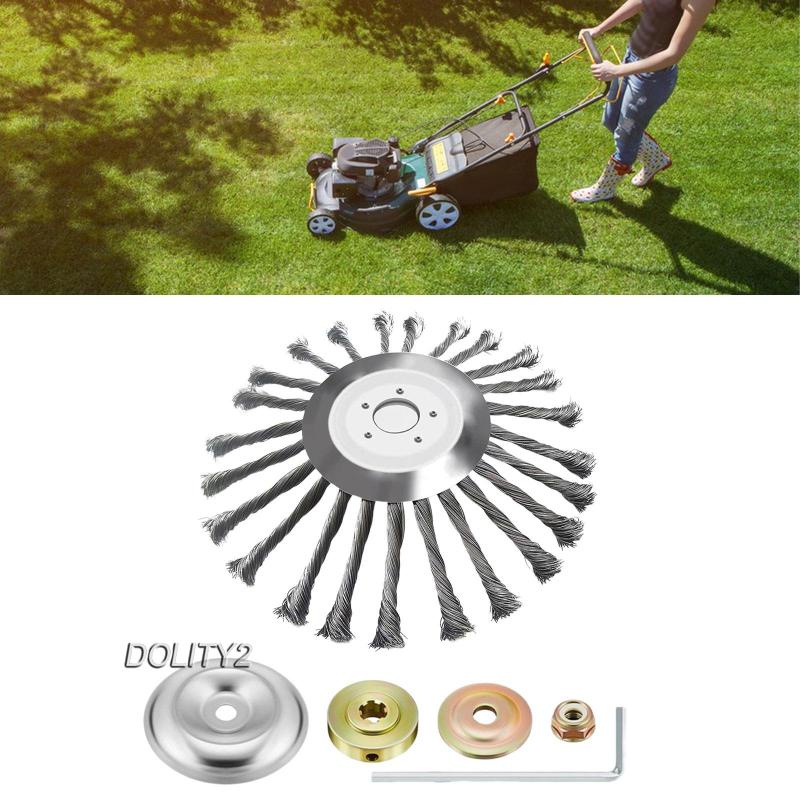 [Dolity2] Đầu Cắt Bằng Dây Thép Dạng Xoay Cho Máy Cắt Cỏ Bàn Chải Loggers Bụi