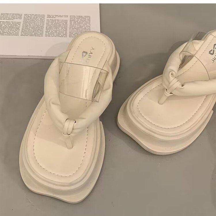 C＆S dép sandal nữ 5cm dép đi biển dép đế cao giày sandal Thoải Mái Xinh Xắn 230628