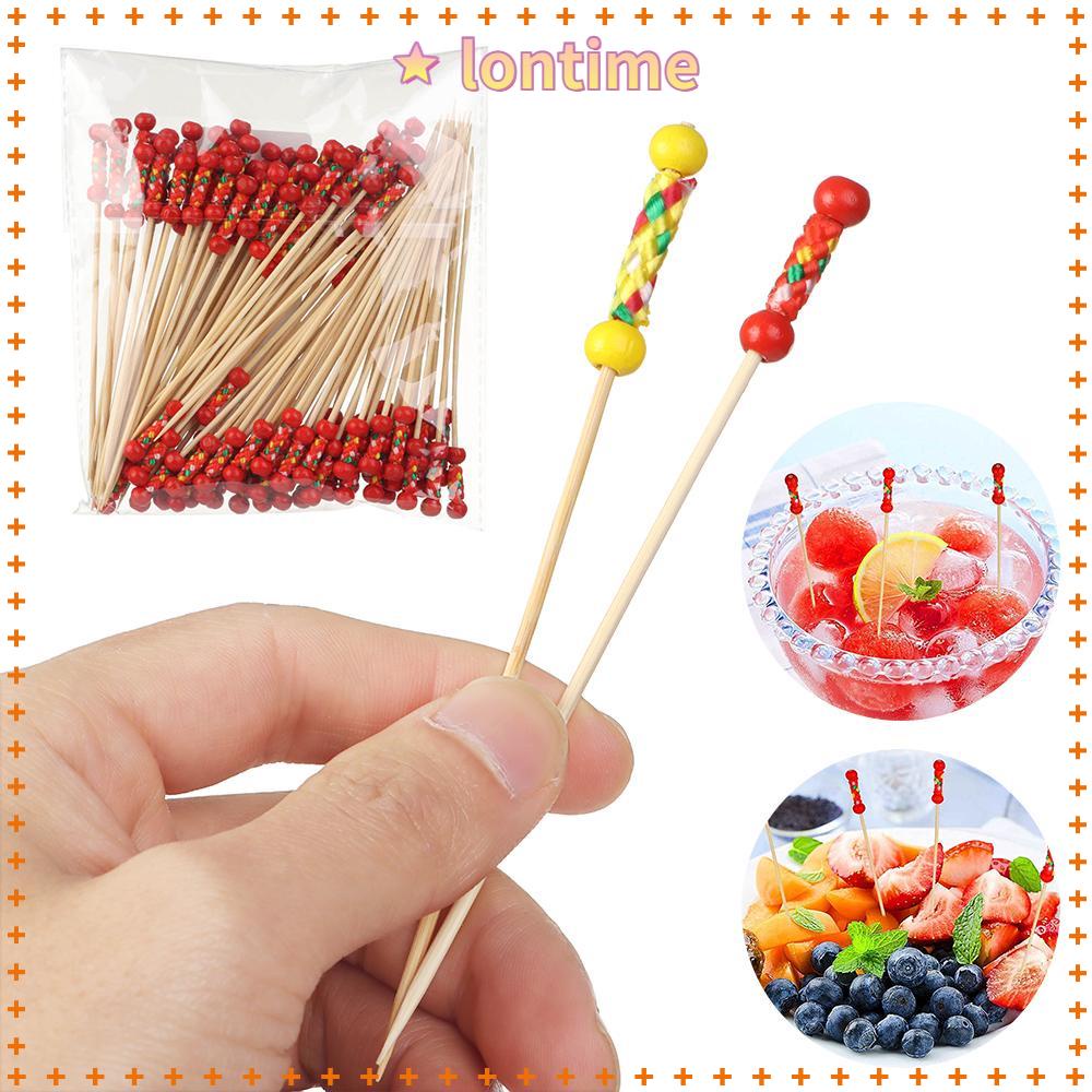 Set 100 Nĩa Tre Ăn Trái Cây / Salad Dùng Một Lần