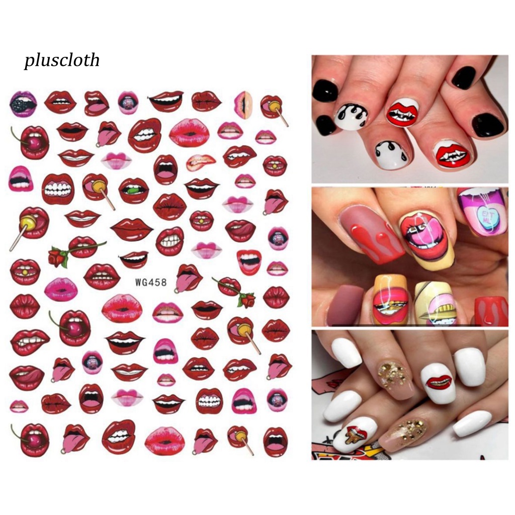 Miếng Dán Trang Trí Móng Tay Nhiều Màu Sắc Lãng Mạn Tự Dính Có Thể Tháo Rời DIY