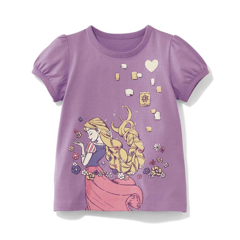 Áo Thun In Hình Kỳ Lân Dễ Thương Cho Bé Gái