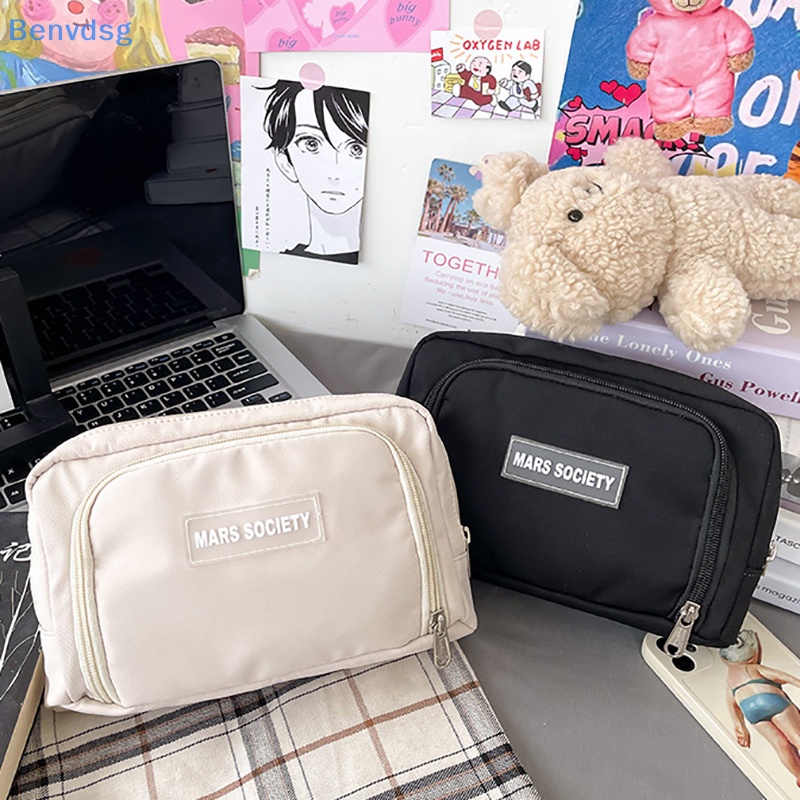 Benvdsg > Túi Đựng Bút Chì Sức Chứa Lớn Màu Sắc Thời Trang Có Khóa Kéo Dành Cho Học Sinh