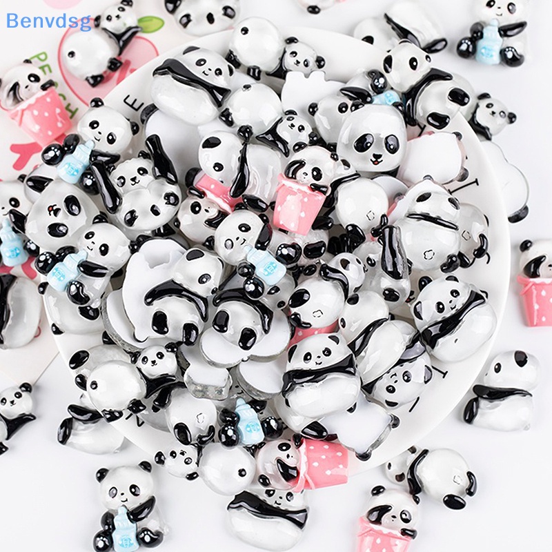 Bộ 5 Phụ Kiện Làm Trang Sức Hình Gấu Trúc Thời Trang DIY