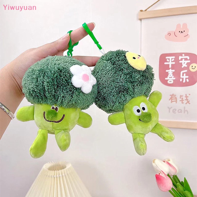 < Yiwuyuan > Đồ chơi nhồi bông Hình Rau Củ Broccoli Mềm Mại Dễ Thương Làm Quà Tặng Cho Bé Mới