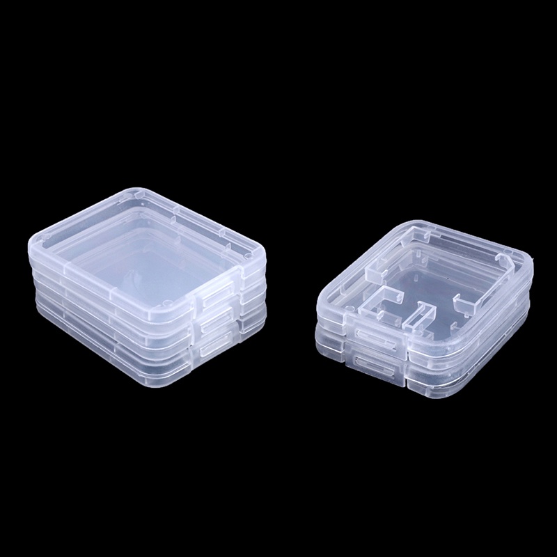Set 10 Hộp Đựng Thẻ Nhớ SD TF CF Trong Suốt