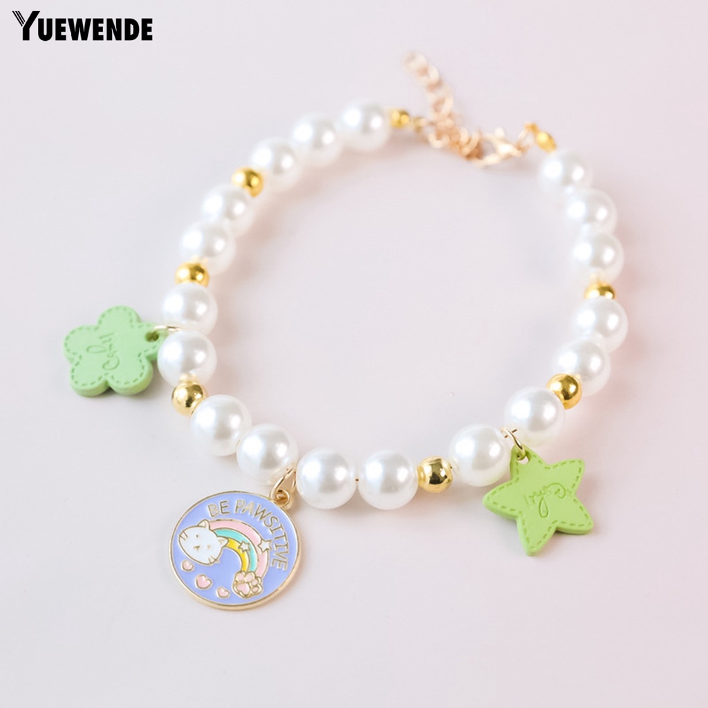 Vòng Cổ Chuỗi Hạt Nhỏ Thanh Lịch Dễ Phối Đồ Làm Đạo Cụ Chụp Ảnh Cho Thú Cưng