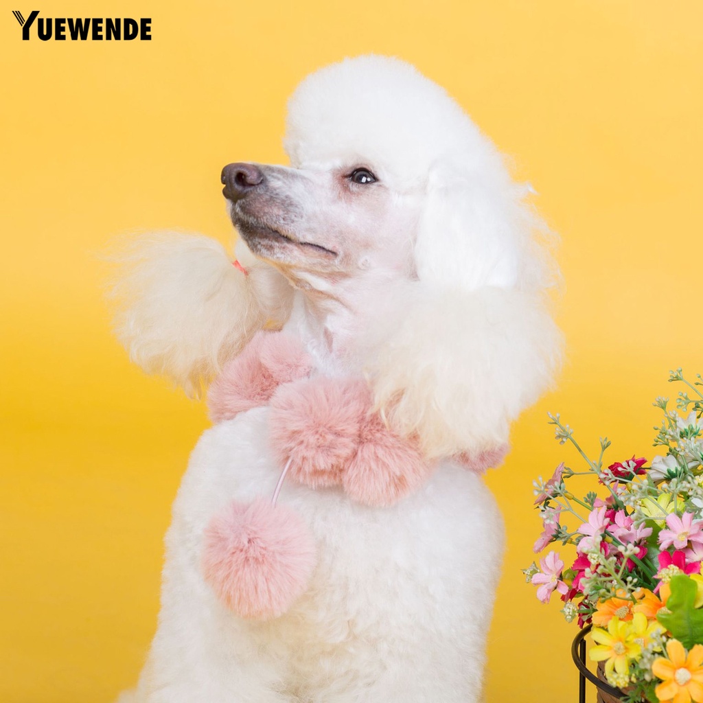 Khăn Choàng Cổ Vải Cotton Đính Nơ Ấm Áp Thời Trang Mùa Đông Dễ Thương Cho Cún Cưng