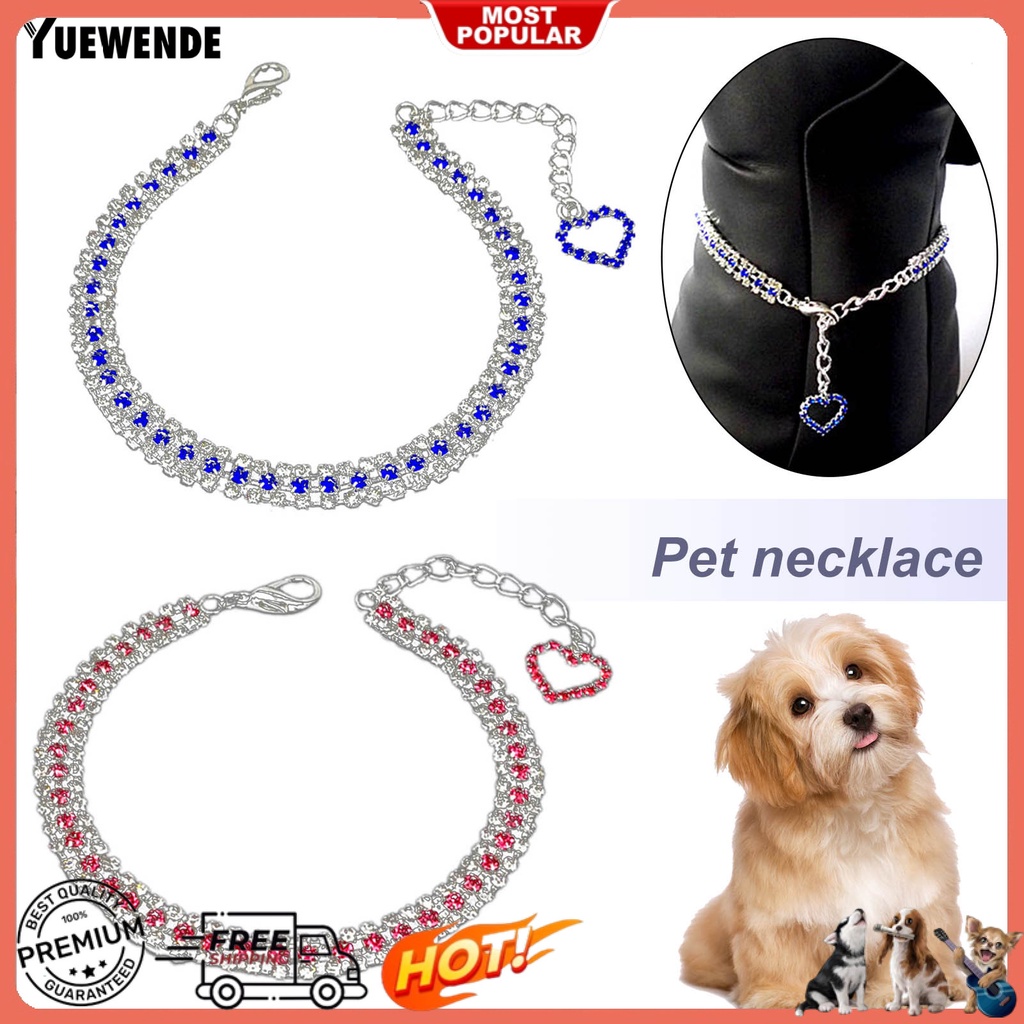 Vòng Cổ Hình Trái Tim Bằng Đồng Chống Dao Thời Trang Cho Thú Cưng