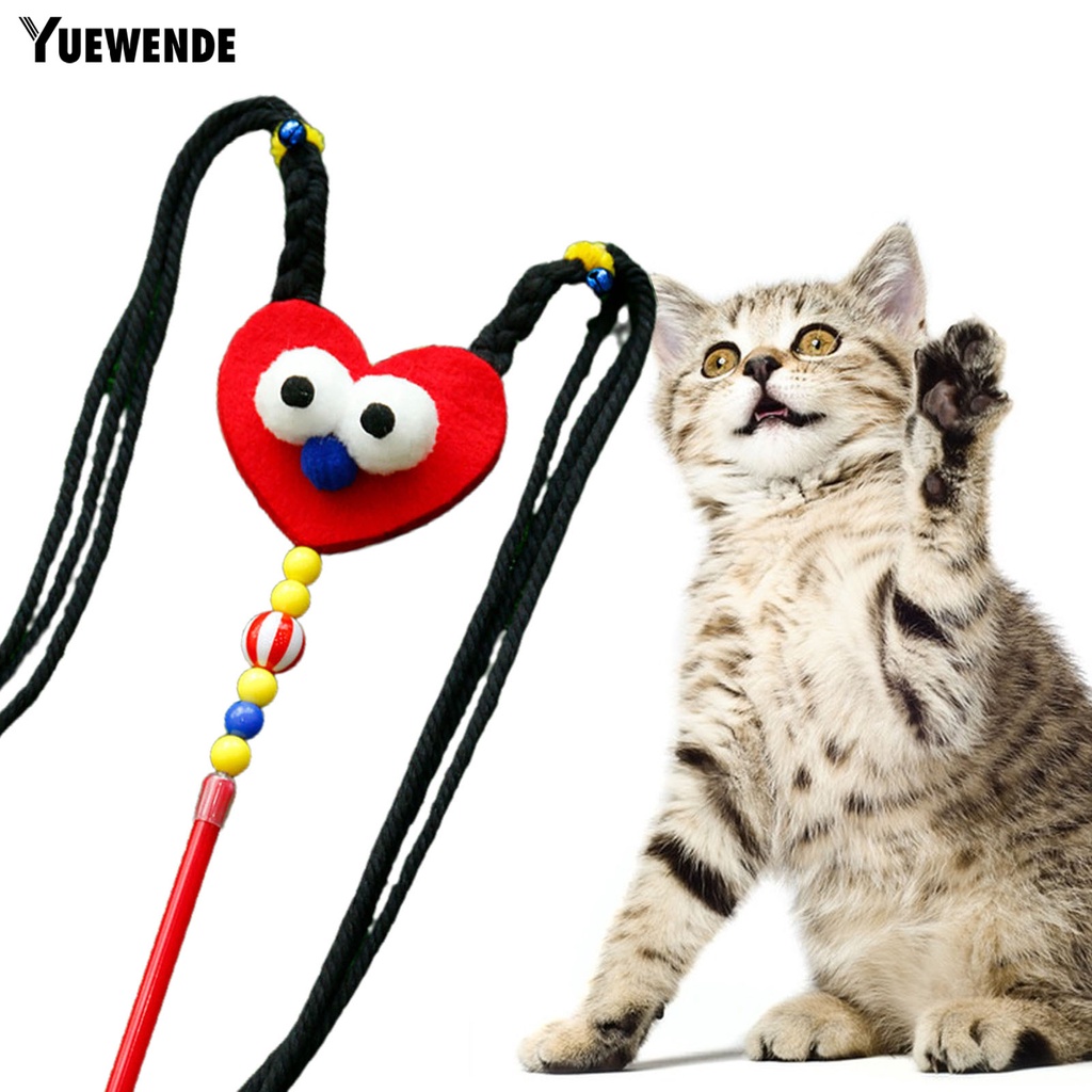 Gậy Trêu Mèo Chống Cắn Có Chuông Và Tua Rua Độc Đáo