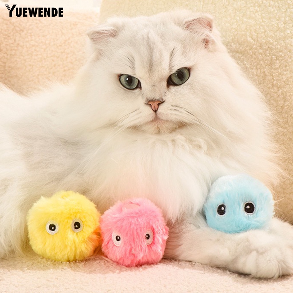 Đồ Chơi Bắt Bóng Bằng EVA Họa Tiết Hoạt Hình Phát Sáng Giúp Giảm Căng Thẳng Dành Cho Mèo Cưng