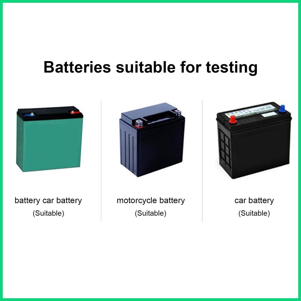 Thiết Bị Kiểm Tra Dung Lượng Pin 6V 12V Có Đèn LED Độ Chính Xác Cao Chuyên Dụng