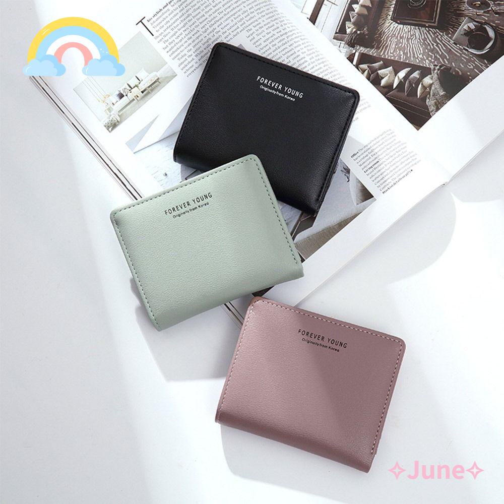 Ví Ngắn Chất Liệu Da PU Phong Cách Trẻ Trung