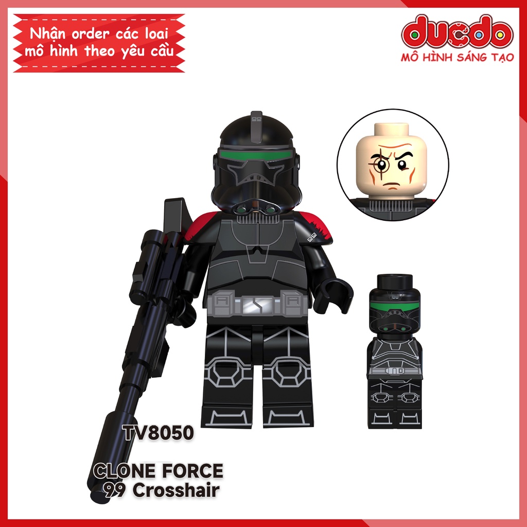Minifigures nhân vật Chiến tranh giữa các vì sao - Đồ chơi Lắp ghép Xếp hình Mini Mô hình TV6107