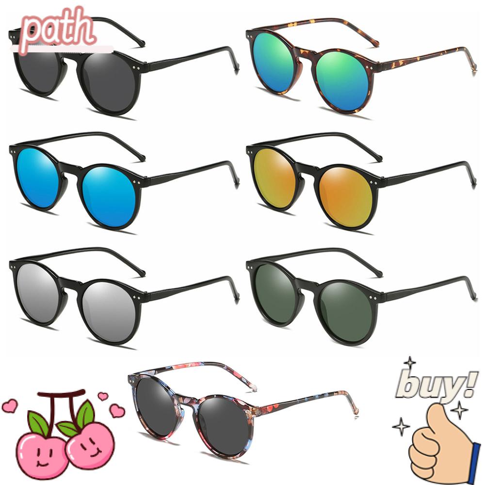 Kính Mát Phân Cực Gọng Tròn Phong Cách Retro