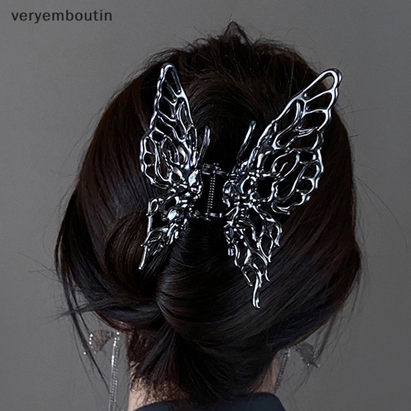 Kẹp Tóc Hình Bướm 3D Bằng Hợp Kim Thời Trang Dành Cho Nữ
