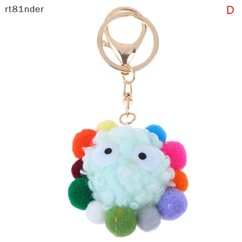 Rt Móc Khóa Hình Búp Bê Hoạt Hình Rain Briquettes Nhồi Bông Dễ Thương Trang Trí Ba Lô / Túi Xách / Ô Tô