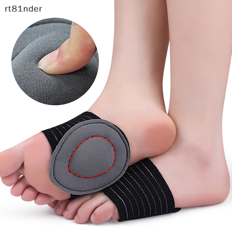 Rt 1 Cặp Đệm Lót Chân Thể Thao Hỗ Trợ Giảm Xóc Phẳng Thoải Mái Có Thể Điều Chỉnh Bảo Vệ Chân