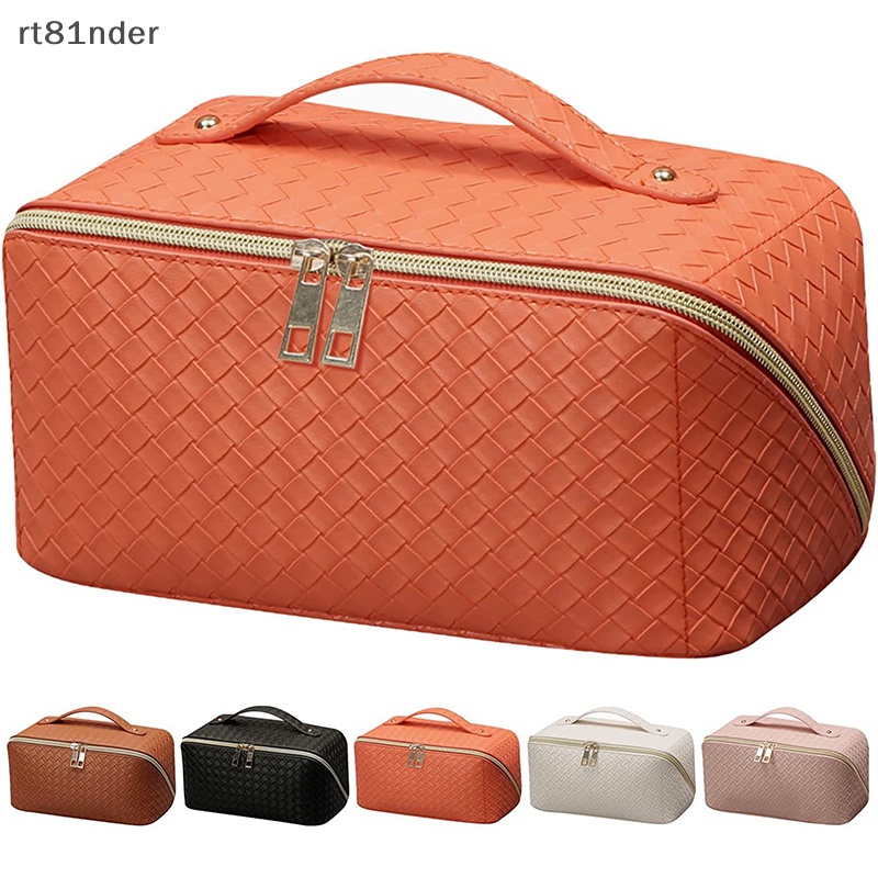 Túi Da PU Đựng Mỹ Phẩm Sức Chứa Lớn Tiện Dụng Khi Đi Du Lịch