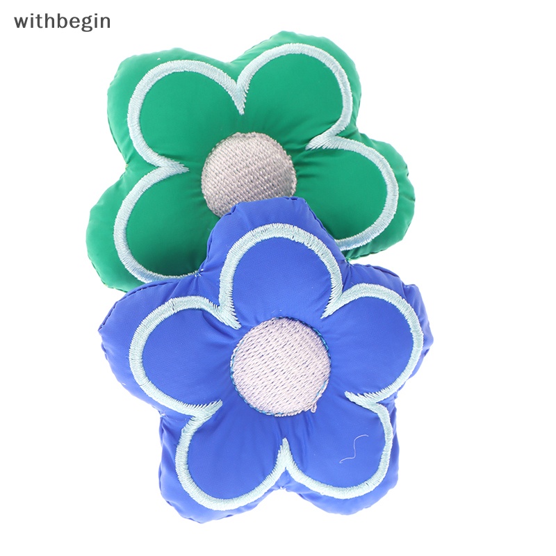 Móc Khóa Bông Cotton Dệt Kim Hình Hoa Dễ Thương Dùng Làm Quà Tặng Cho Cặp Đôi DIY