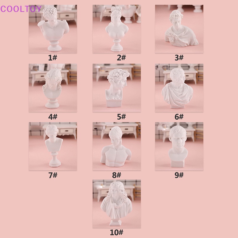 Cooltoy Đồ trang trí Tượng Gypsum Tỉ Lệ 1: 12 Trang Trí Nhà Búp Bê