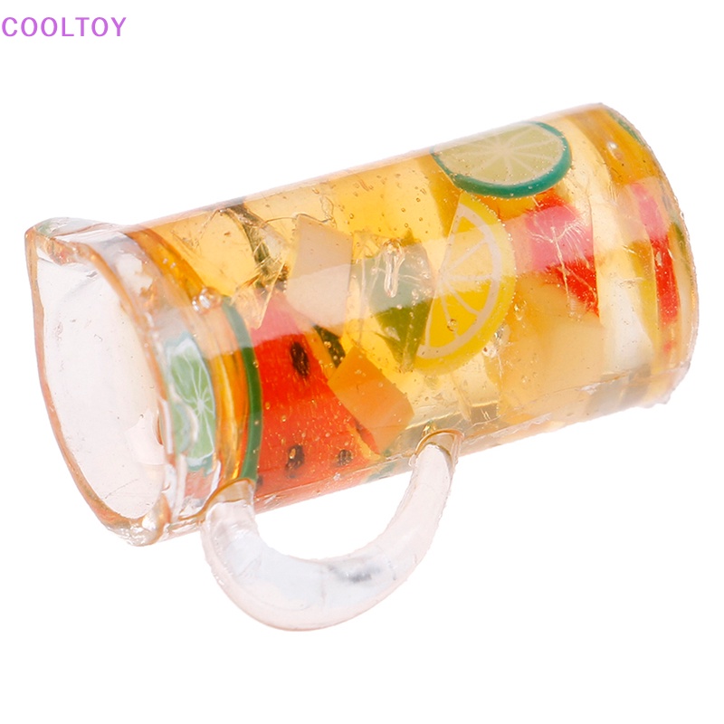 Cooltoy 1 Mô Hình Ly Trà / Trái Cây Tỉ Lệ 1: 12 Trang Trí Nhà Búp Bê