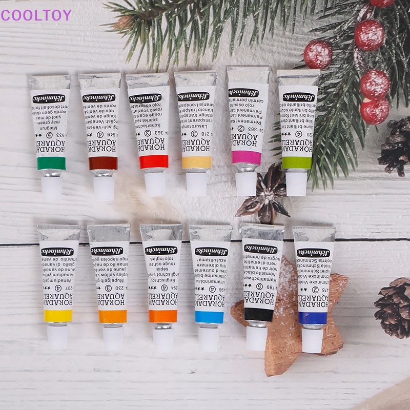 Set 12 Tượng COOLTOY Mini Nhiều Màu Sắc Dùng Để Trang Trí Nhà Búp Bê