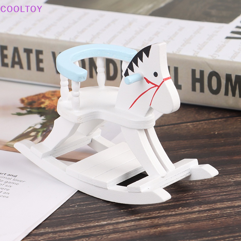 Mô Hình Ghế Ngựa Bập Bênh Tỉ Lệ 1: 12 Trang Trí Nhà Búp Bê