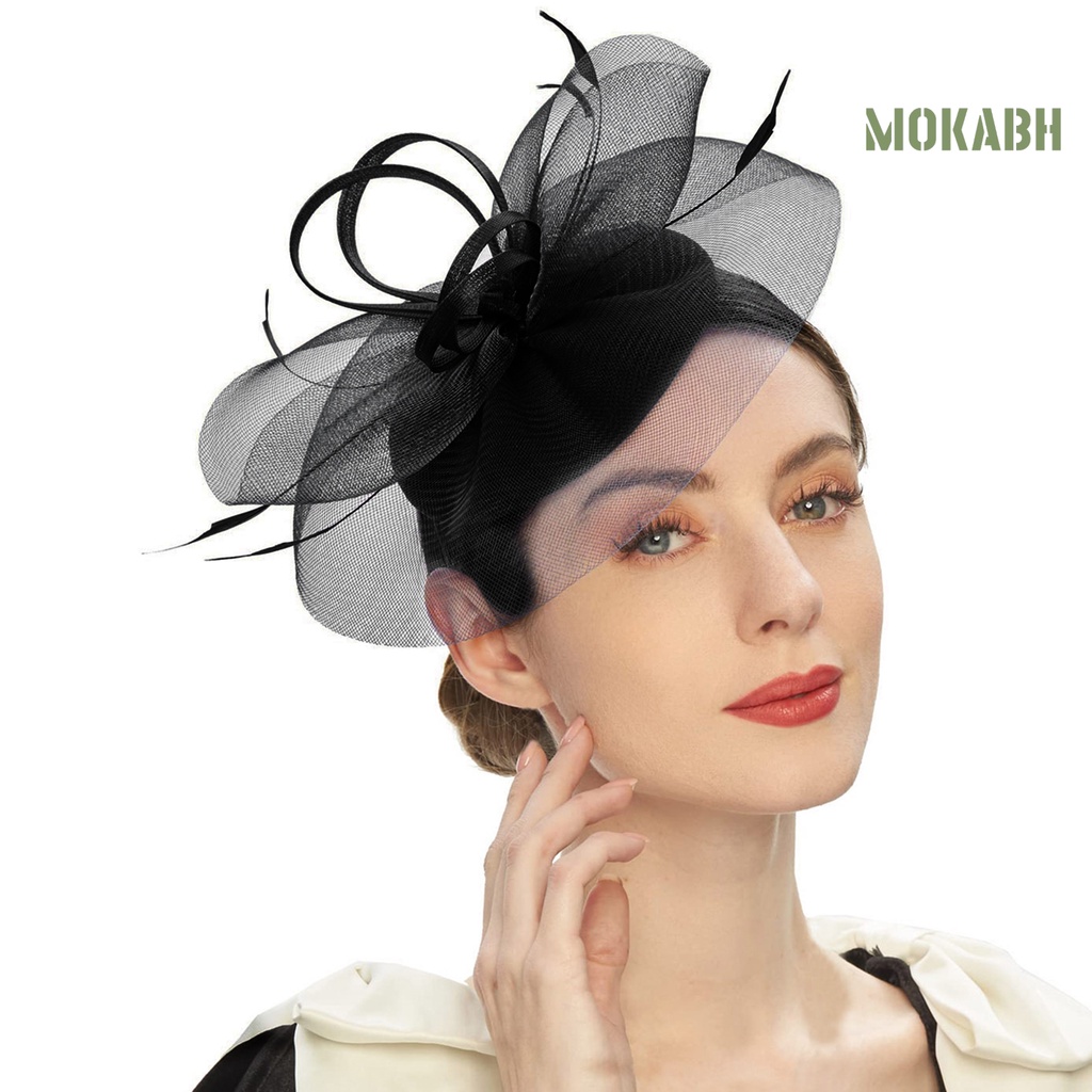 [Mokabh] Cài Tóc Đính Nơ Nhiều Màu Sắc Bắt Mắt Ngọt Ngào Phù Hợp Với Đám Cưới Cho Nữ