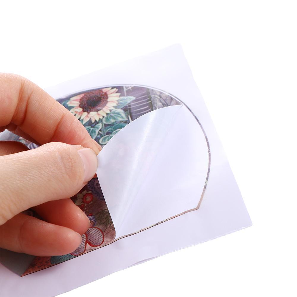 GLENES Sticker Dán Tường Tự Dính Chống Nước In Hình Hoạt Hình Có Thể Tháo Gỡ Trang Trí Phòng Bé