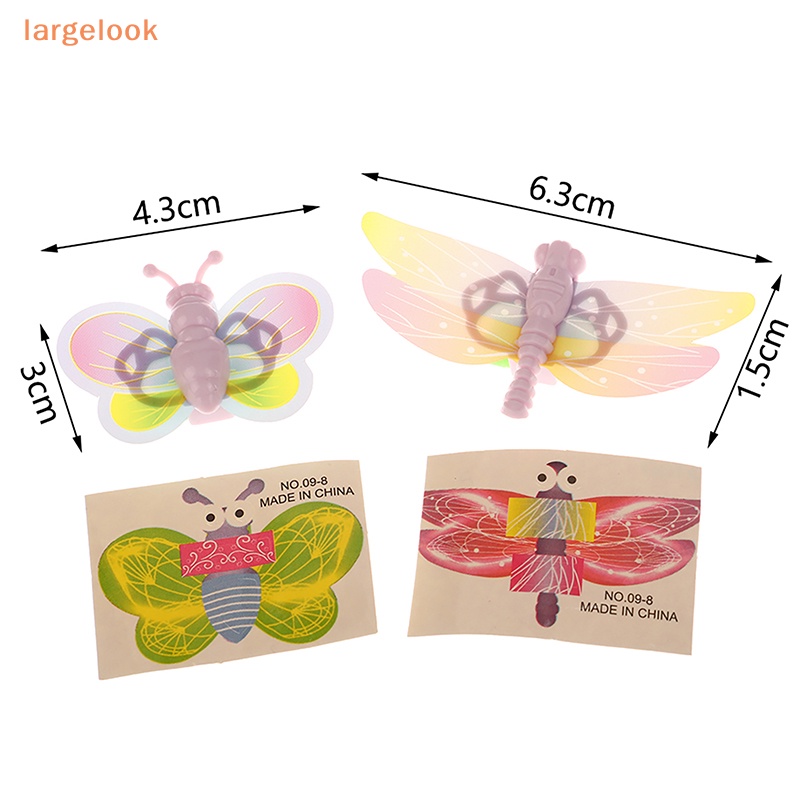 Set 5 Chú Chuồn Chuồn / Xe Hơi Đồ Chơi Mini Nhiều Màu Dễ Thương Cho Bé