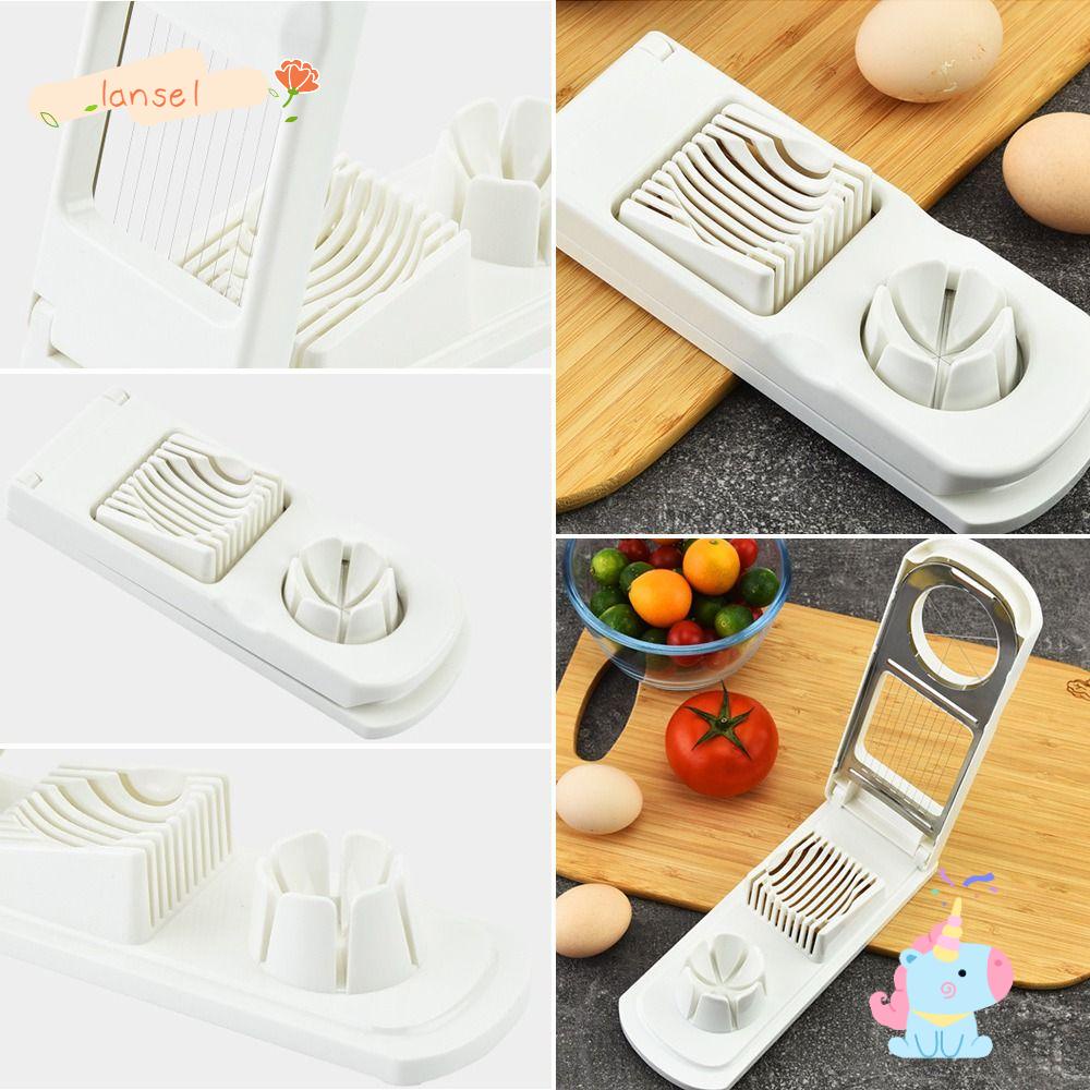 Dụng Cụ Cắt Trứng Hai Trong Một Bằng Dây Thép Sắc Bén Tiện Dụng