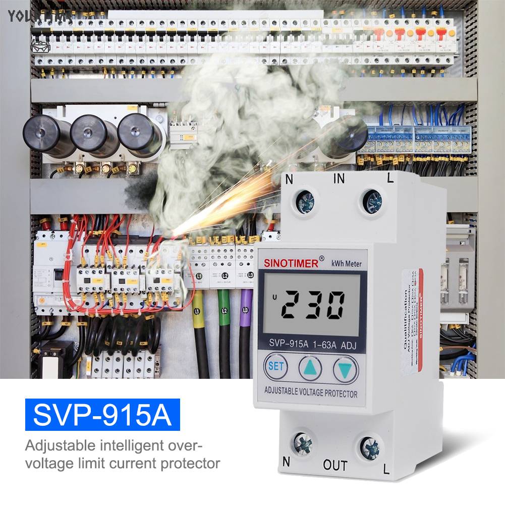 Thiết Bị Đo Điện Áp 230VAC KWH 63A / 80A Chuyên Dụng Cho Nhà Cửa