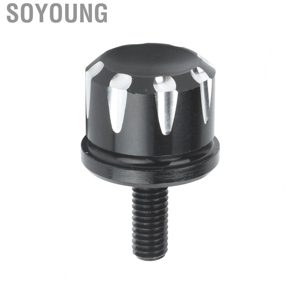 Soyoung Motorcycle Seat Mount Bolts Screw with 1/4in-20 Thread Fit for Iron 883/Forty Eight/Roadster