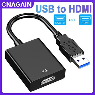 Cáp chuyển đổi âm thanh usb sang hdmi 1080p cho pc / laptop / máy chiếu windows xp 7 / 8 / 8.1 / 10
