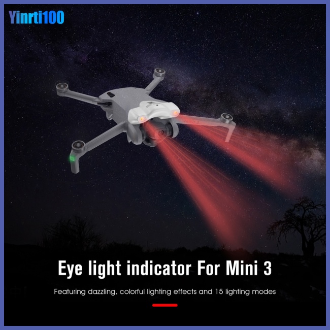 Đèn Pha Led Nhấp Nháy Cảnh Báo Trọng Lượng Nhẹ Tương Thích Với Máy Bay Quay Đêm Cho Dji Mini 3