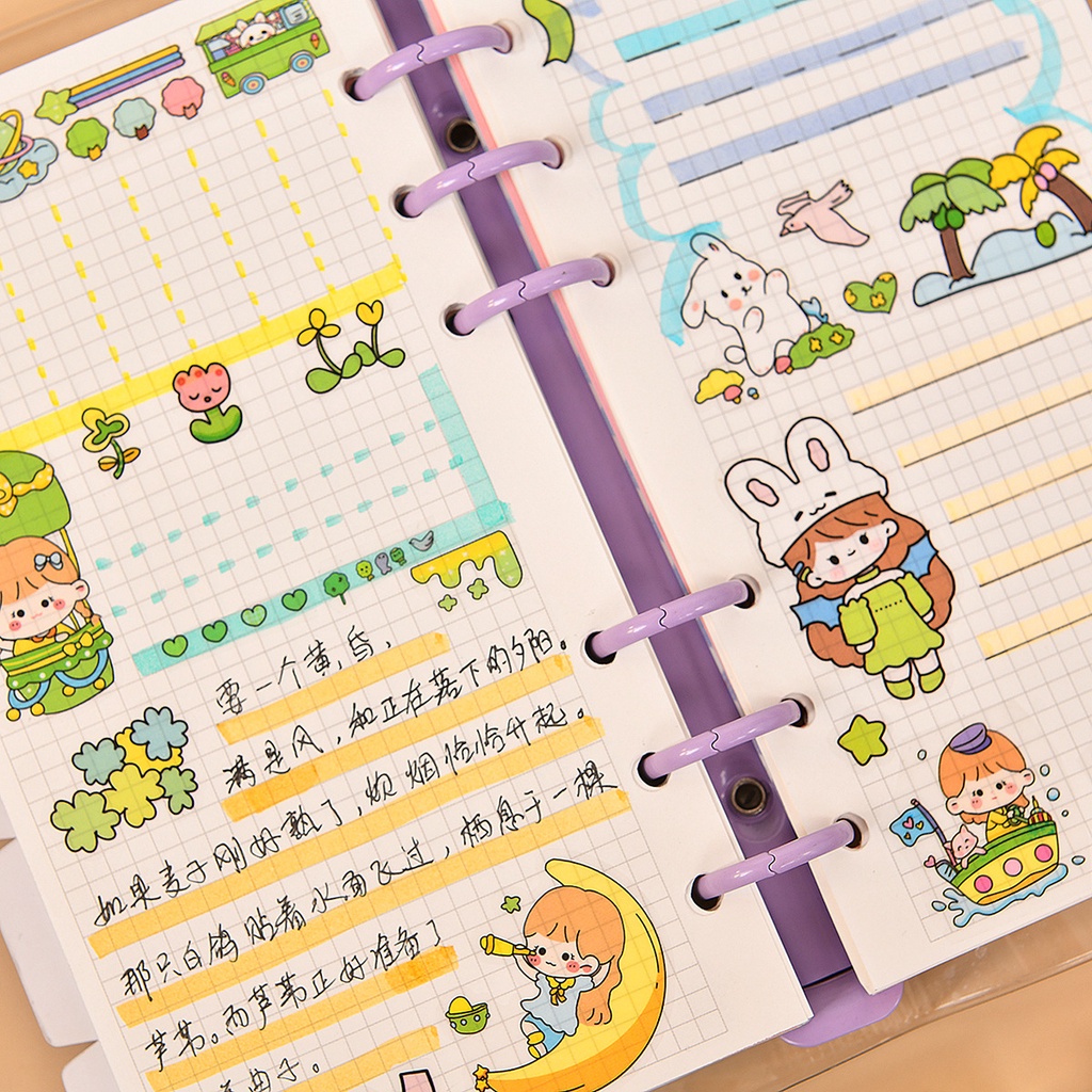 1 Tấm Sticker Dán Trang Trí Dễ Thương Chống Thấm Nước