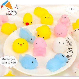 Đồ chơi nắn bóp đàn hồi giảm stress hình bánh bao nhiều màu dễ thương