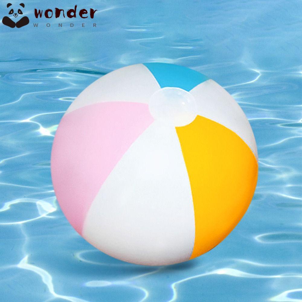 Bóng Bơm Hơi Bằng PVC 40cm 30cm Màu Cầu Vồng Độc Đáo Cho Bể bơi / Bãi Biển