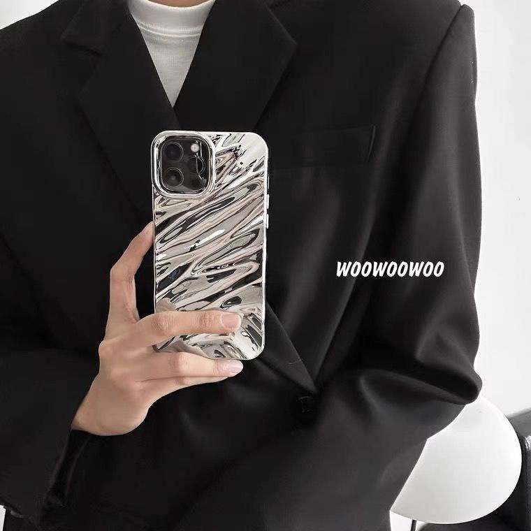 Ốp Điện Thoại TPU Dẻo Họa Tiết Gợn Sóng Nước 3D Thời Trang Chống Sốc / Bụi Bẩn Cho iPhone 11 iPhone 14 13 12 Pro Max