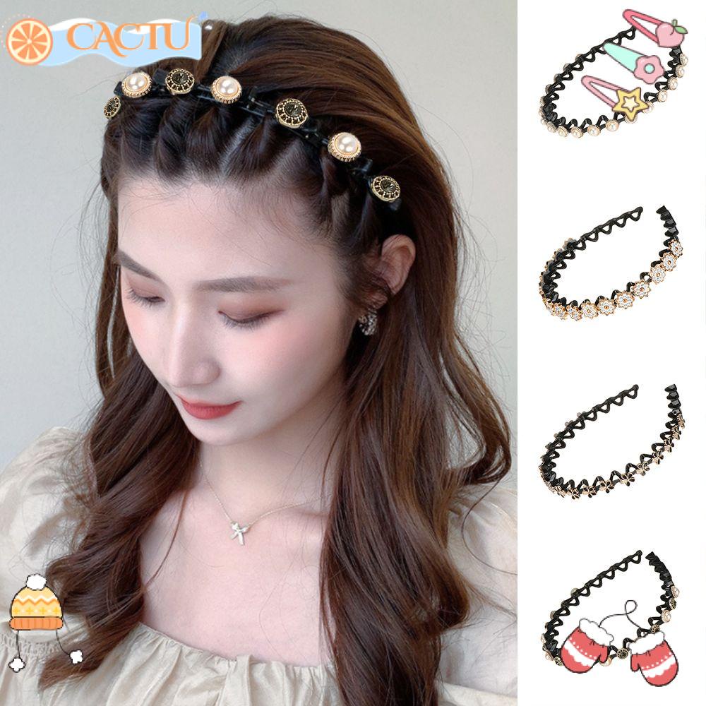 Băng Đô Cài Tóc Mái Lượn Sóng Thời Trang Dành Cho Nữ|Kẹp Tóc Tạo Kiểu Tiện Dụng Chất Lượng Cao