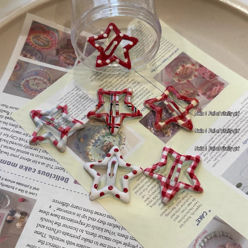 Kẹp Tóc Hình Ngôi Sao Năm Cánh Xinh Xắn Cho Nữ