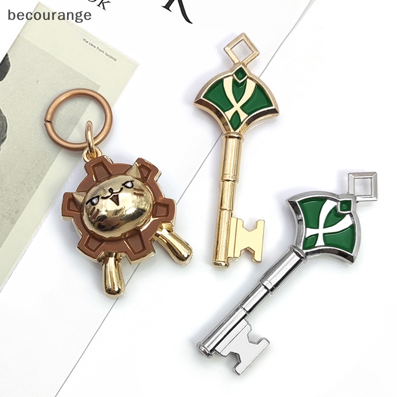 [becourange] Móc Khóa Hóa Trang Va Chạm Alhaitham Kaveh Kawaii